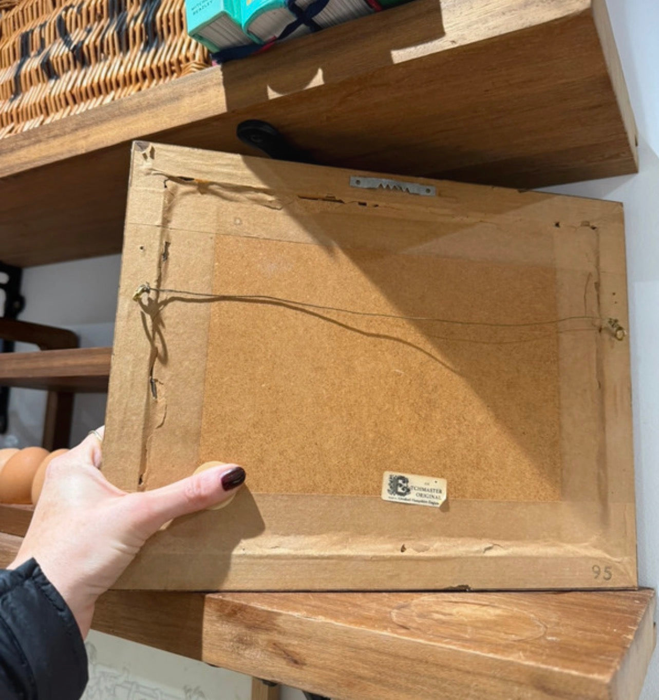 Original Babysham Etchmaster Picture Wall Hanging