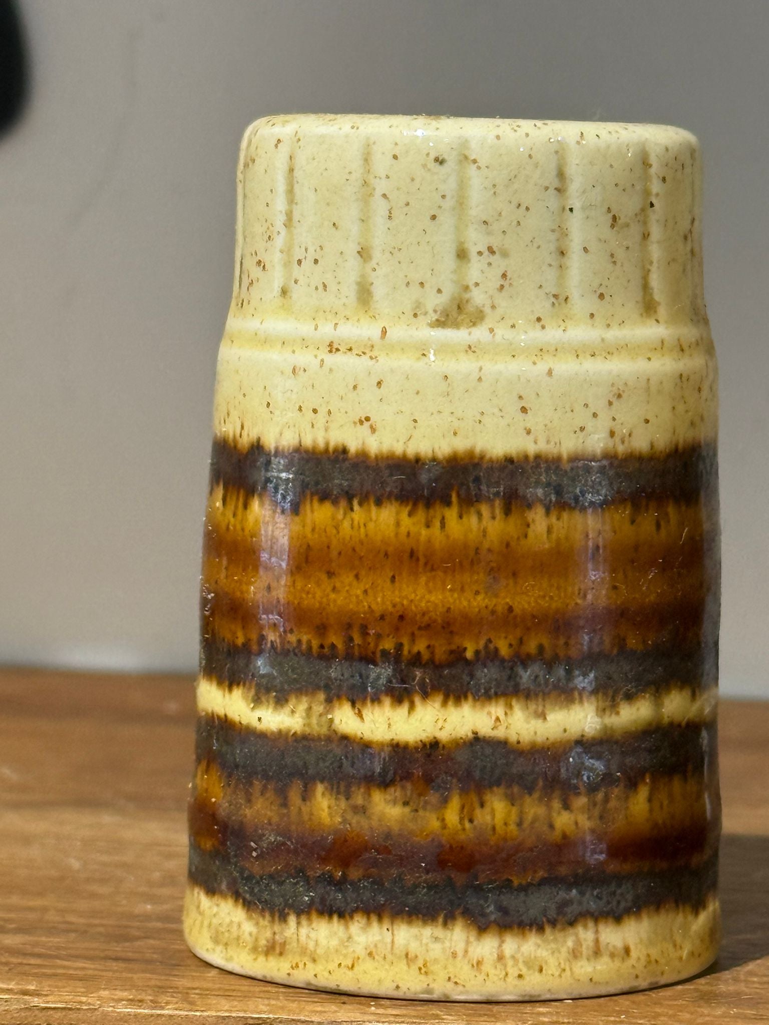 Vintage Studio Pottery Stoneware Salt & Pepper Shakers