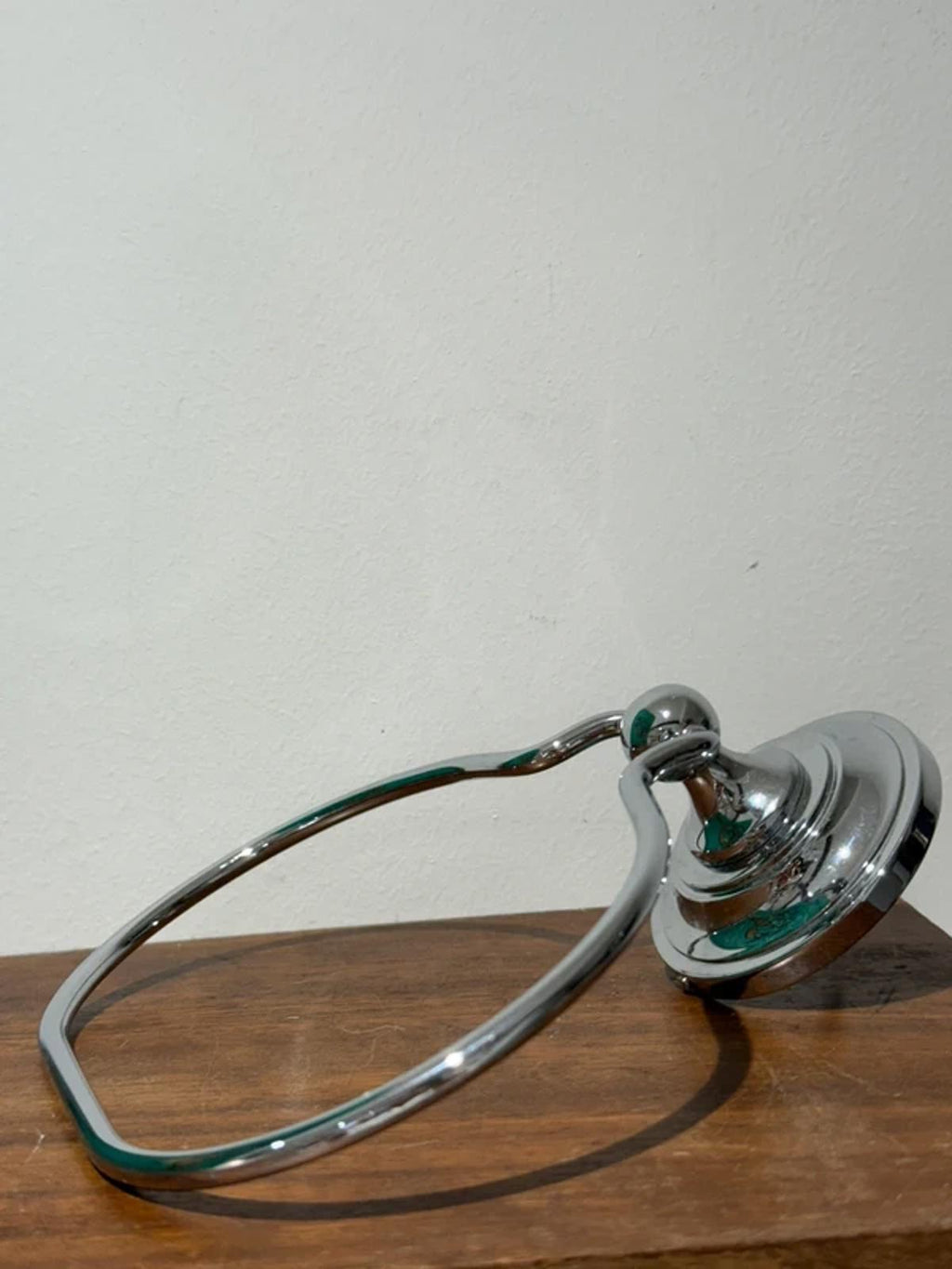 Brand-new silver bathroom towel holder country Home live in decor