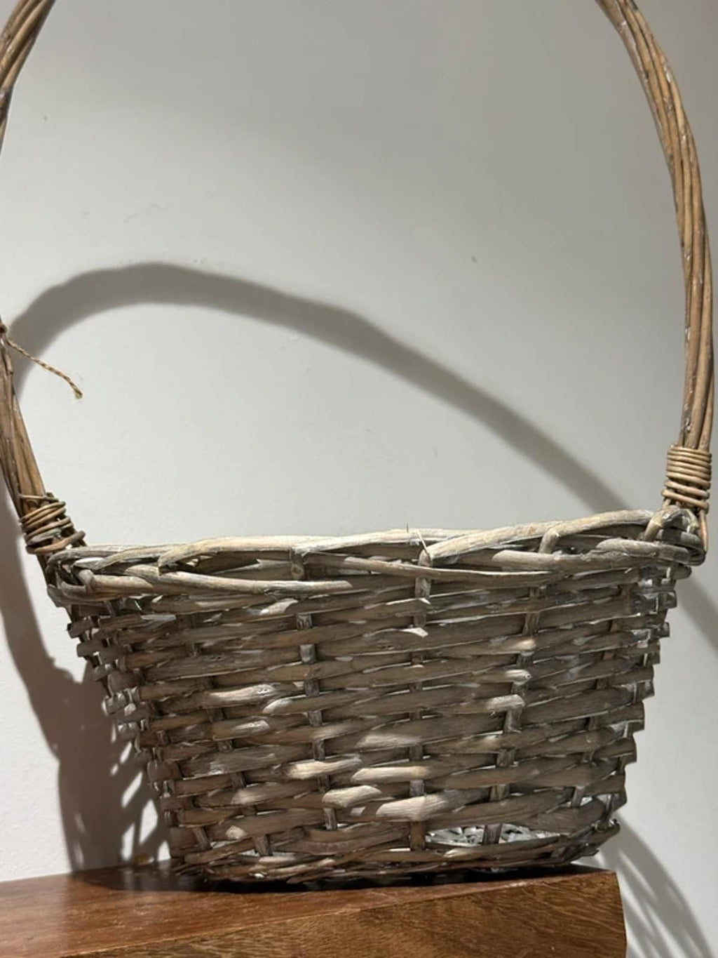 Country home living large Easter basket storage decor