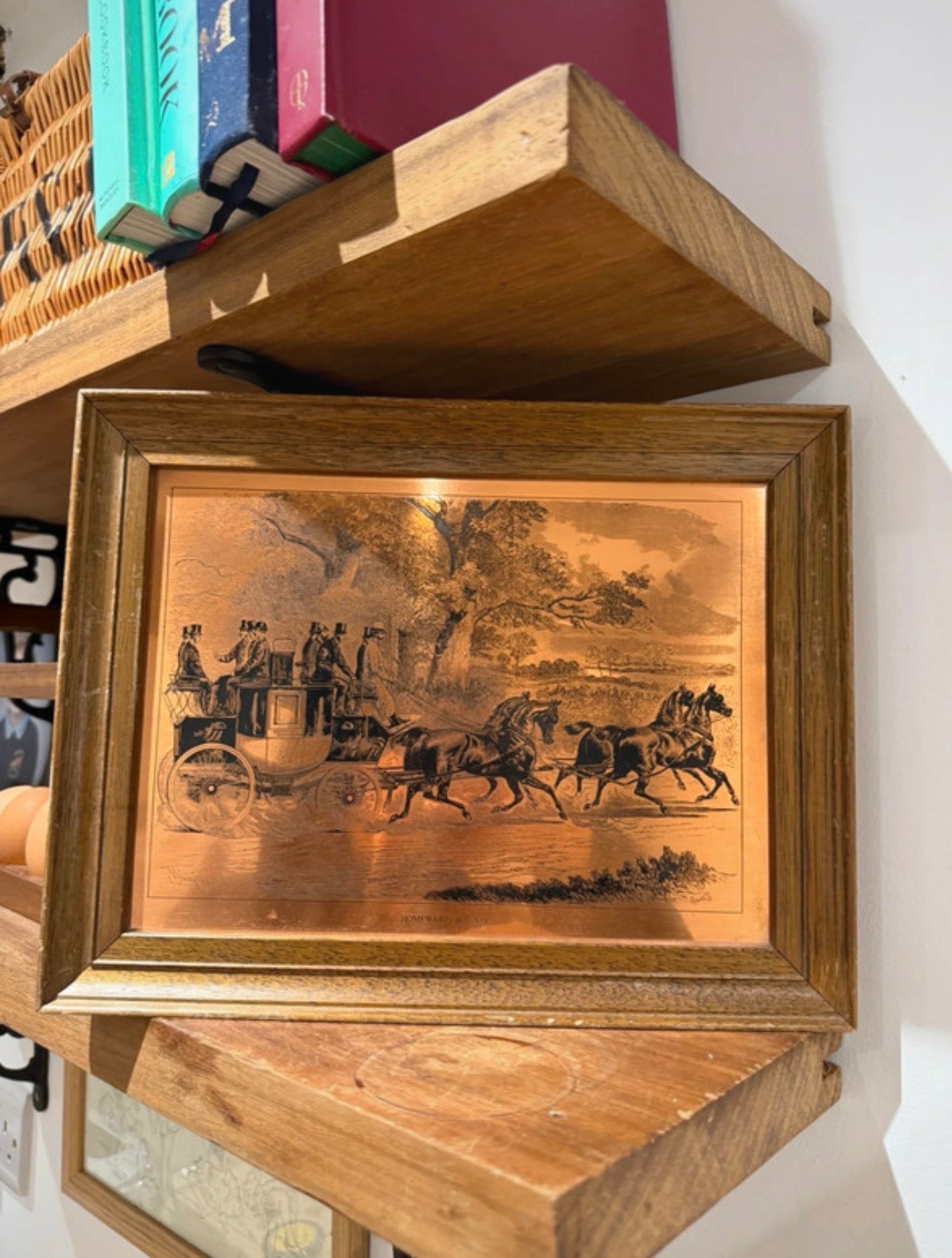 Original Babysham Etchmaster Picture Wall Hanging