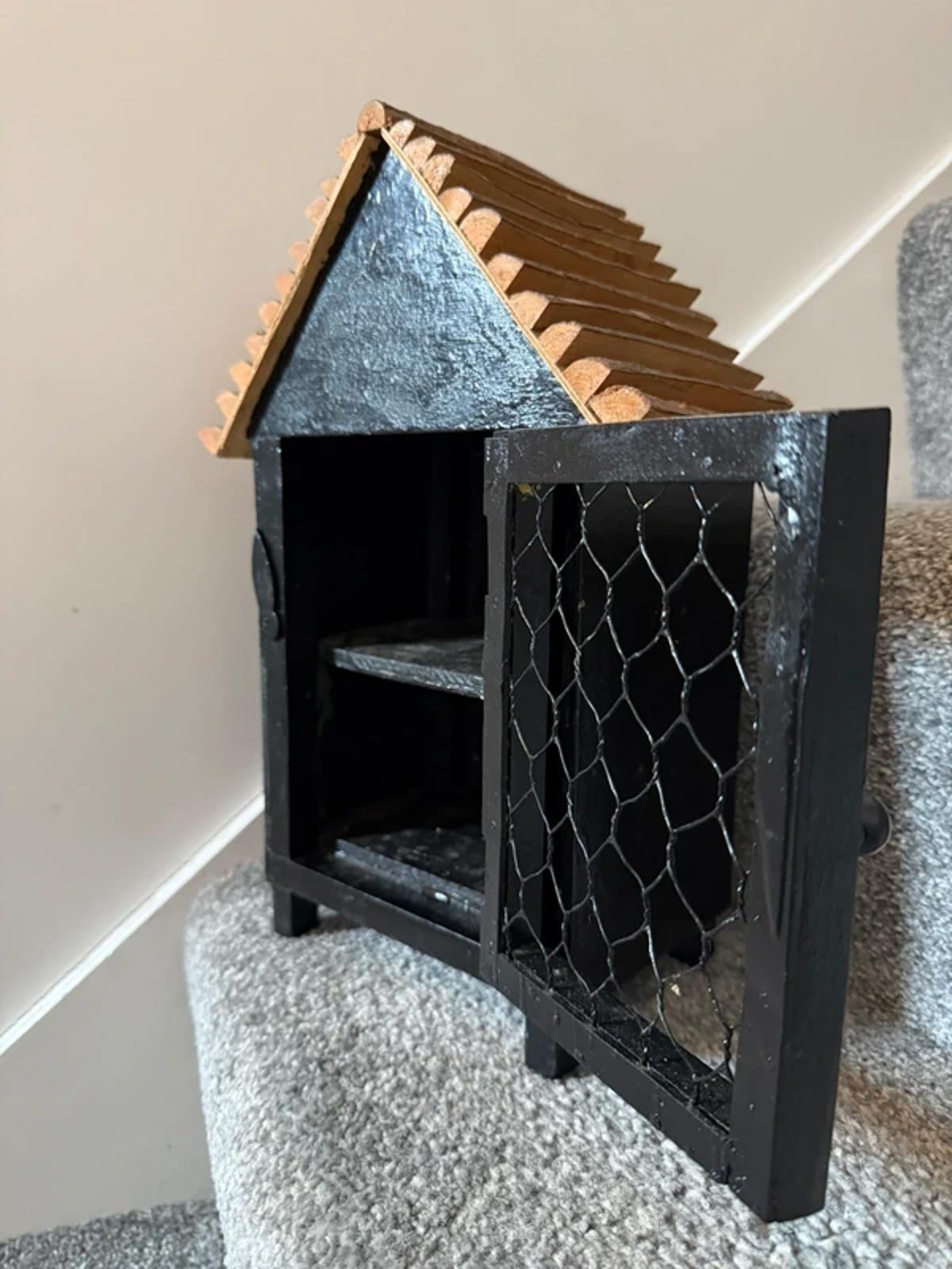 Vintage wooden egg hen house storage kitchen country home decor