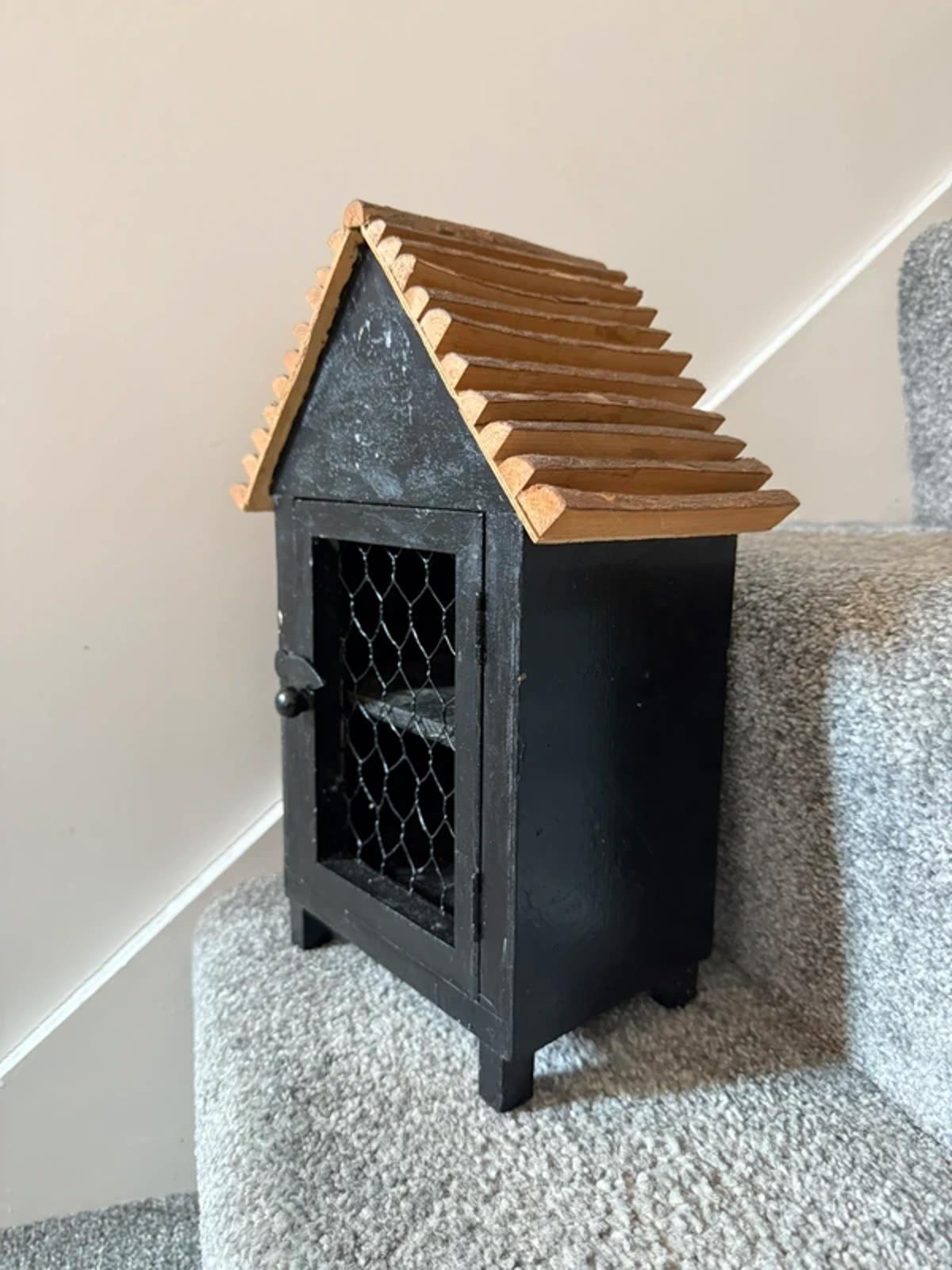 Vintage wooden egg hen house storage kitchen country home decor