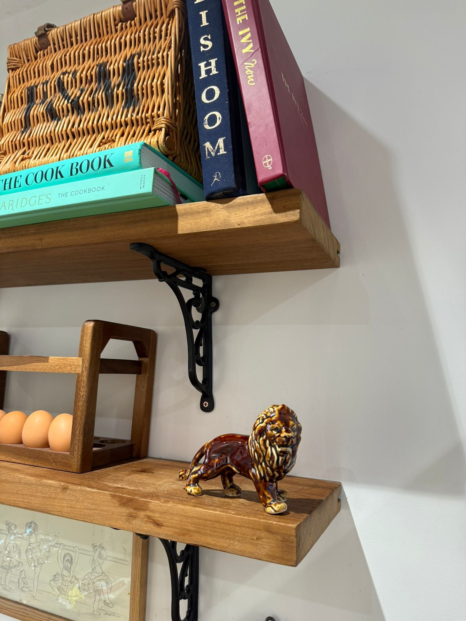 Glazed Ceramic Lion Ornament