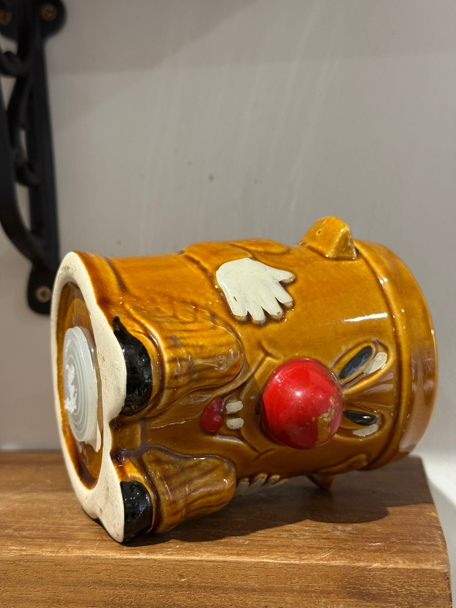 Vintage Novelty Reindeer Ceramic Money Box