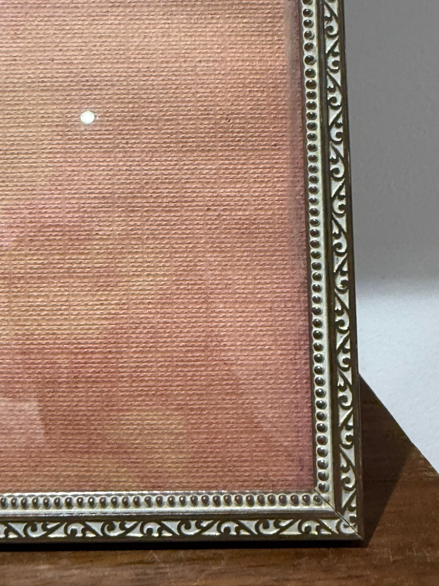 Vintage Ornate Gold Tone Photo Frame