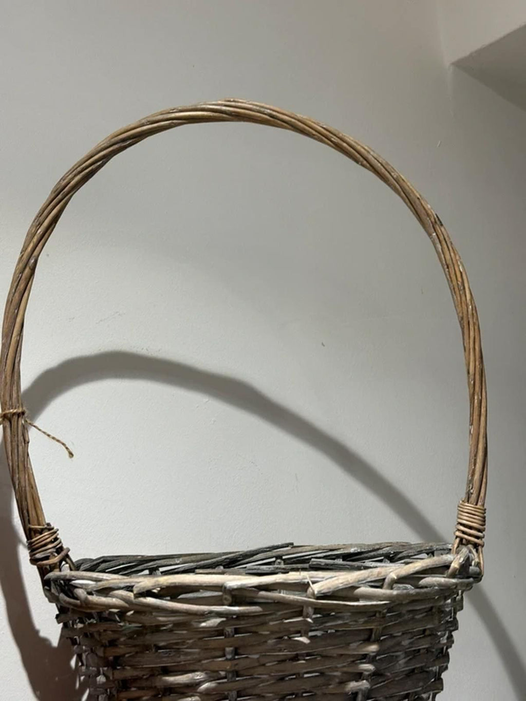 Country home living large Easter basket storage decor