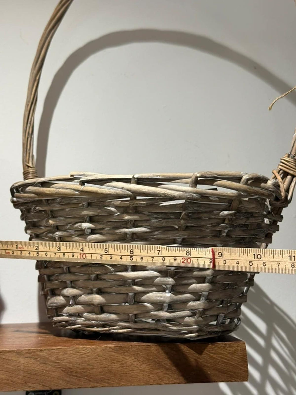 Country home living large Easter basket storage decor