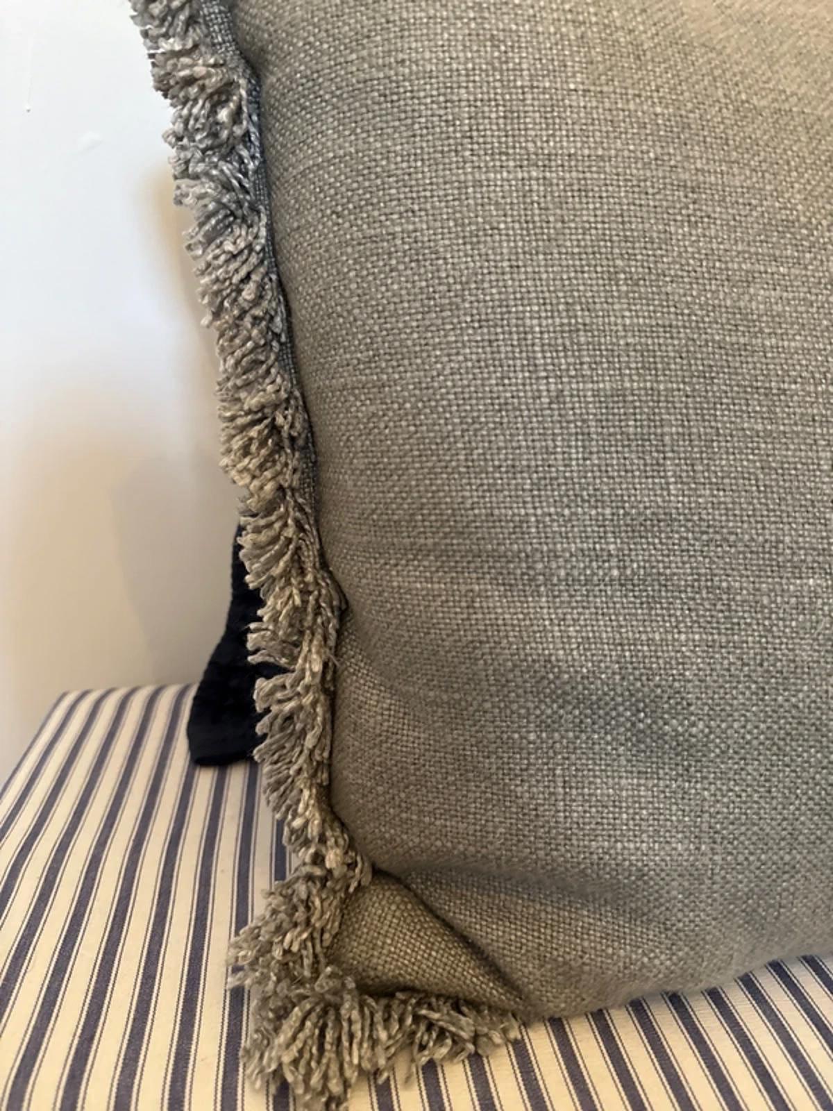 The cotswold company grey tassel filled cushion 45x45 home decor