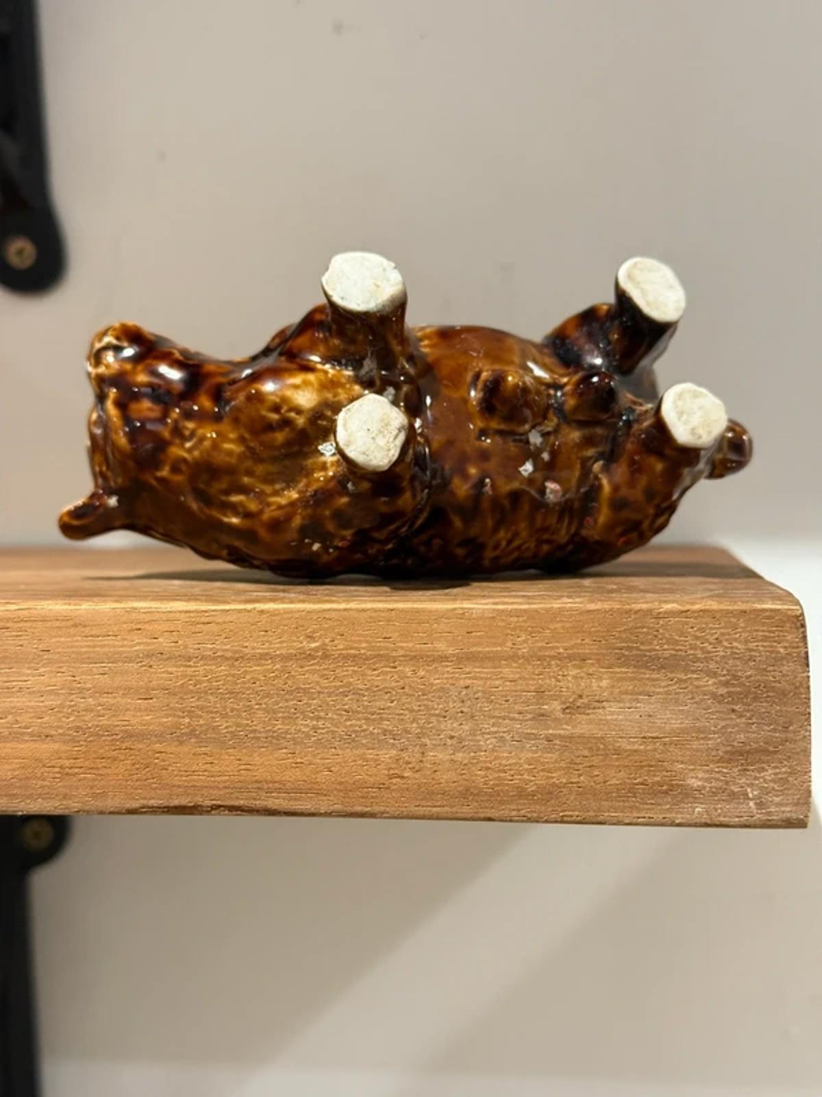 Vintage Ceramic Highland Cow Figurine
