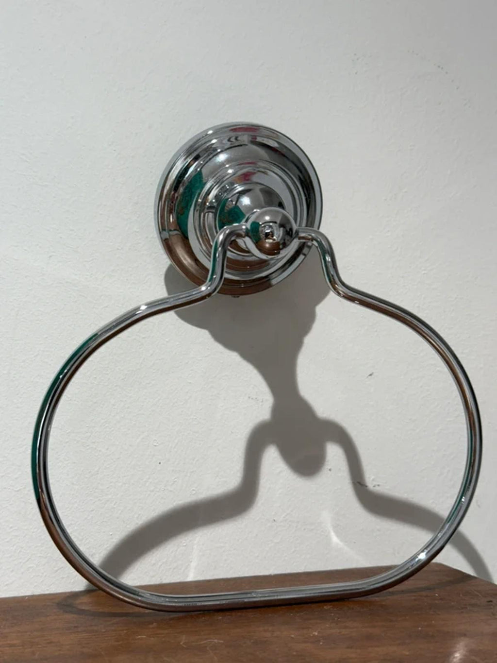 Brand-new silver bathroom towel holder country Home live in decor