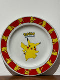 Vintage plate kids Pokémon Pikachu, Wade, England plate Nintendo red yellow very good condition