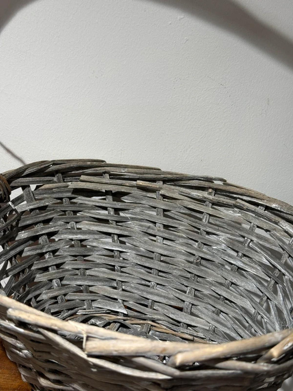 Country home living large Easter basket storage decor