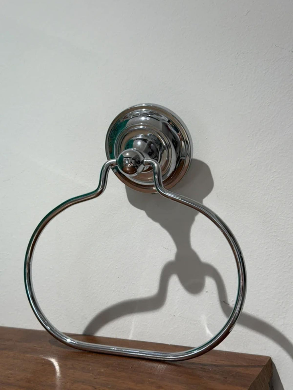 Brand-new silver bathroom towel holder country Home live in decor