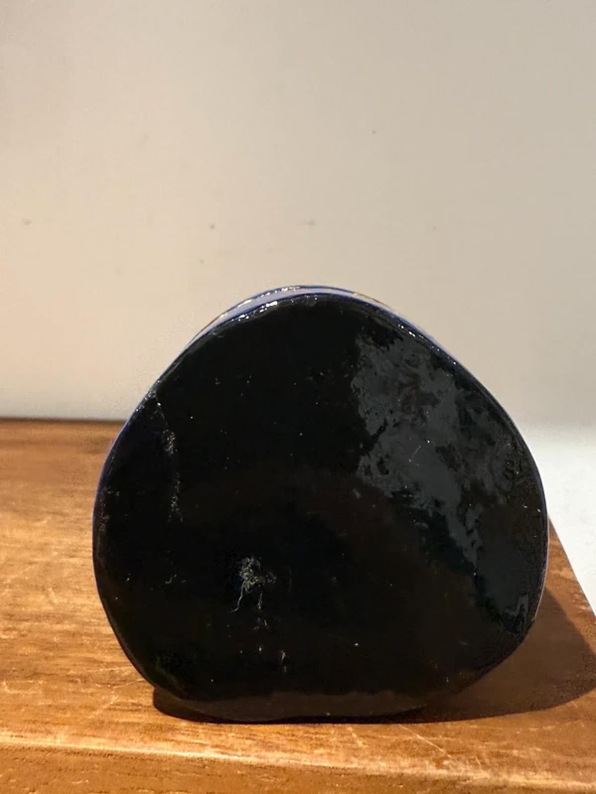 Vintage blue gold ring jewellery box home decor storage box